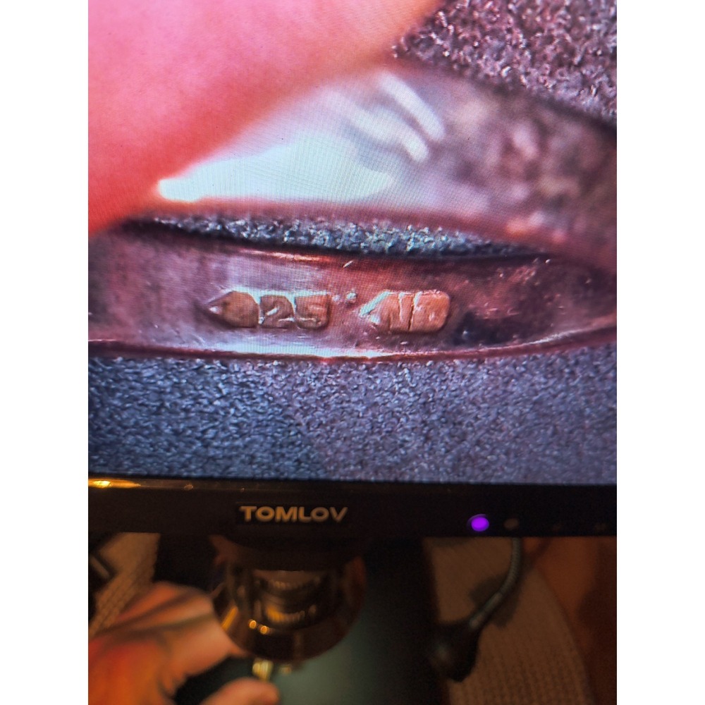 Sterling Silver And Marcasite Ring Size 7 And 1/2 - Picture 6 of 7